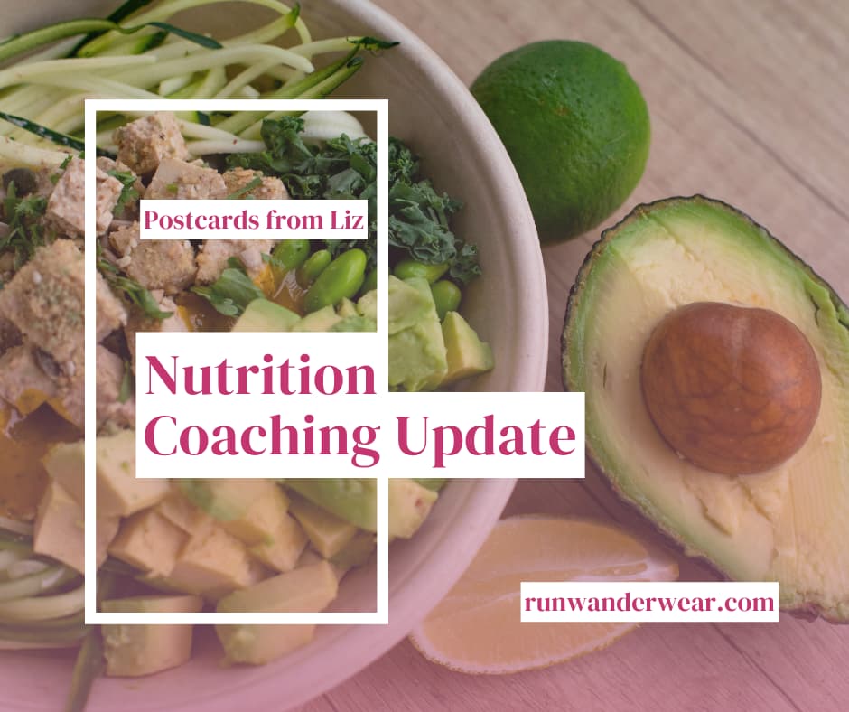 My Midpoint Check-In with a Running Nutrition Coach